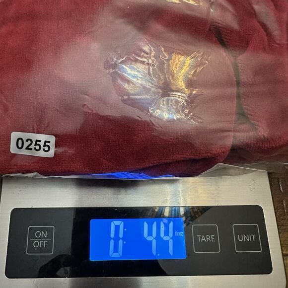 Classic Pooh Size 0-3 Months Red Velour Jumpsuit Baby's First Christmas - Picture 6 of 6